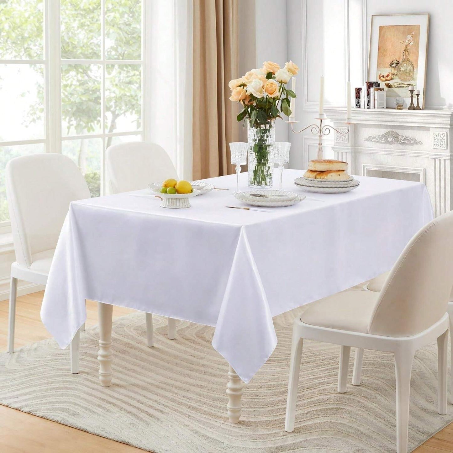 DiningTableCover™ - Blanc - Mon armoire cuisine